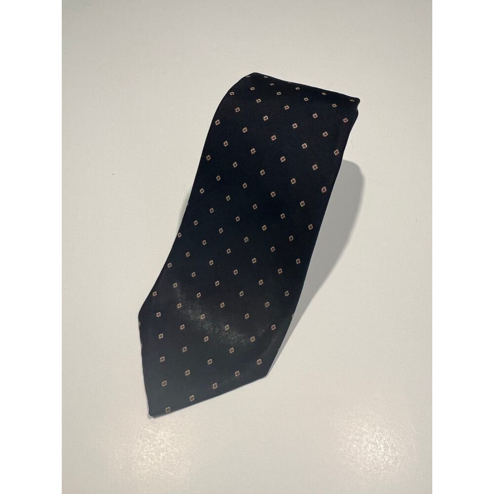 Vintage Filene's Bert Pulitzer Printed in England Men’s Silk Necktie Blue Red JL